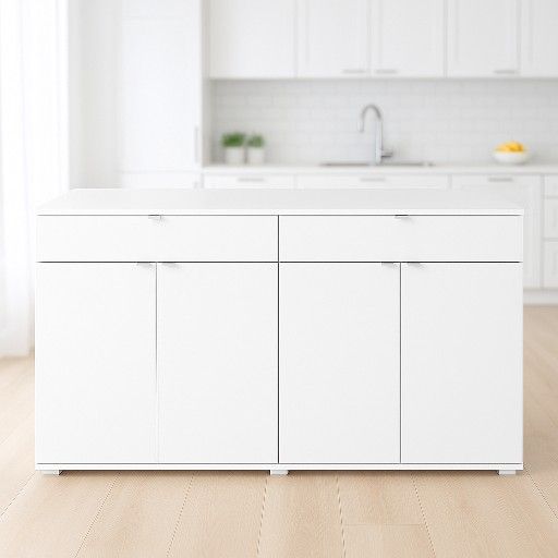 Beautiful White Buffet Storage Dresser LIKE NEW!!!