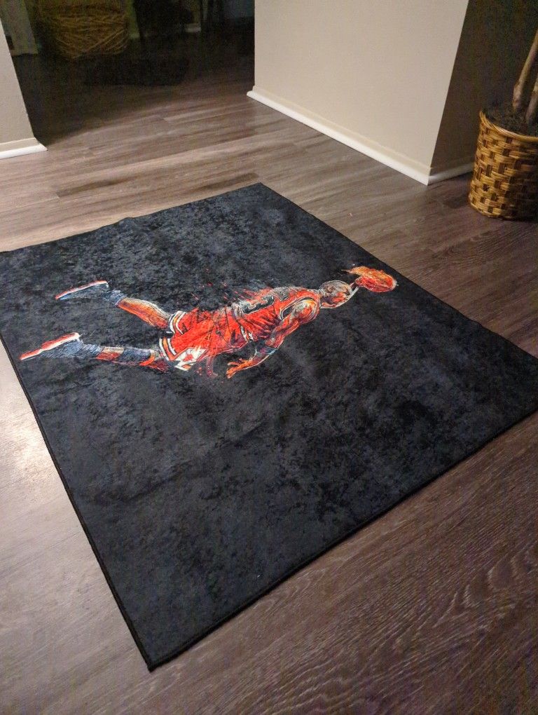 Michael Jordan Rug 3.3x3.9ft