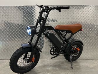 Electric Mini e-Bike, 16x4.0 Tire, 13ah Battery, 28mph Top Speed, 5 speed Pedal Assist, 7 Speed Shimano