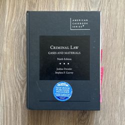 Criminal Law, cases And Materials