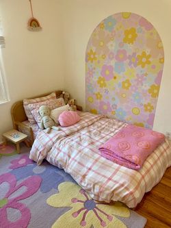 Twin Solid Wood Floor Bed Frame
