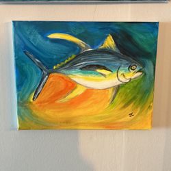 Yellow Fin Tuna Art