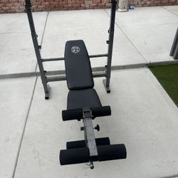 Adjustable Weights Bench 