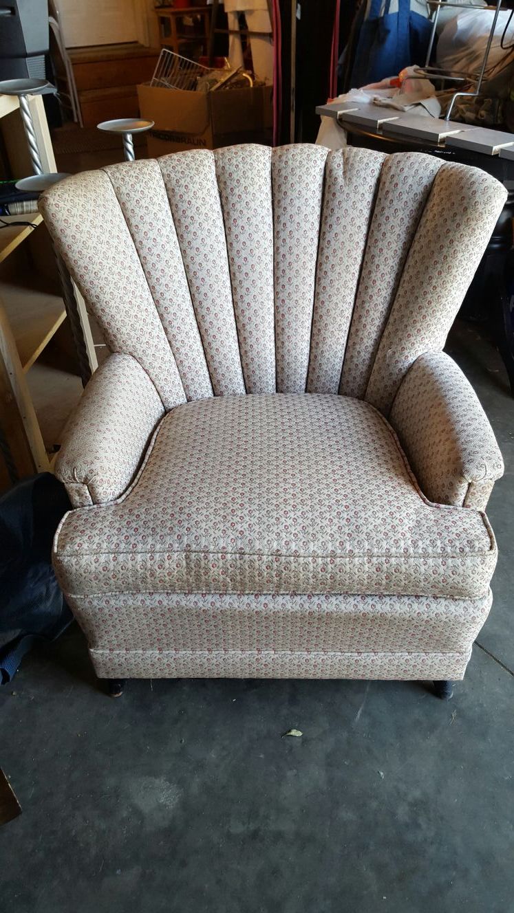 Antique chair 34" high heavy