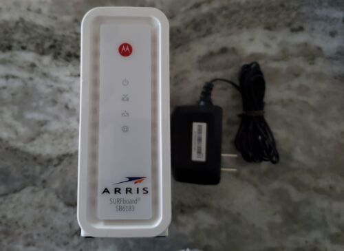 Arris modem SB6183 with power supply