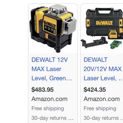 DeWalt Green 360 Degree Laser