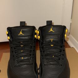 Jordan 12 Retro Size 10 Black Taxi