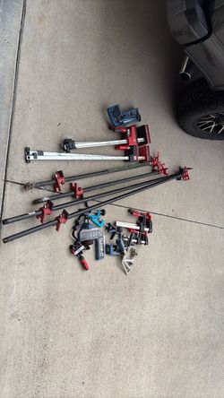 Mixed Lot of Woodworking Clamps