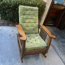 Very Old Rocking Chair, Sturdy And Super Comfortable