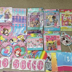 Girl Birthday Party Props Lot