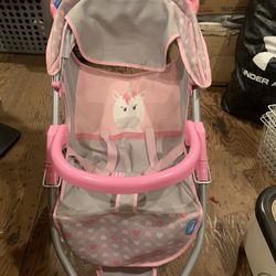Pink   Doll   Stroller  