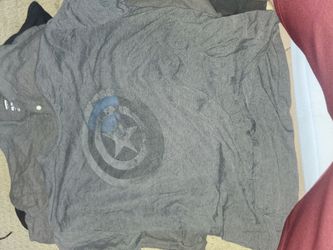 Tall teen cut sleeve marvel captain America