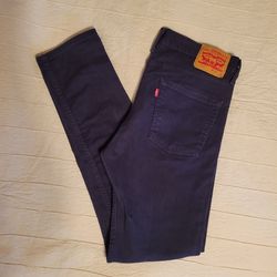 Men's Levi's 34 x 34 skinny jeans dark blue