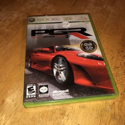 Xbox 360 Game PGR Project Gotham Racing 3 