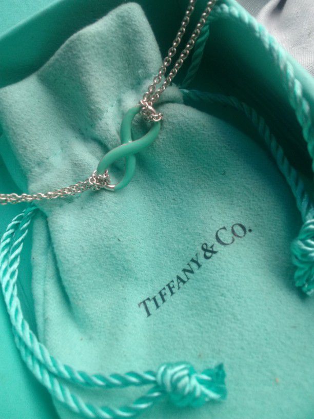 Tiffany & Co.  Forever Bracelet Limited Edition Tiffany Blue Forever Pendant