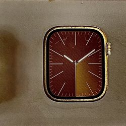 ***APPLE WATCH SERIES 9/41MM GOLD STAINLESS STEEL*** 