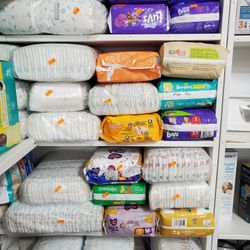 Baby Diapers Size Nb, 1,& 2