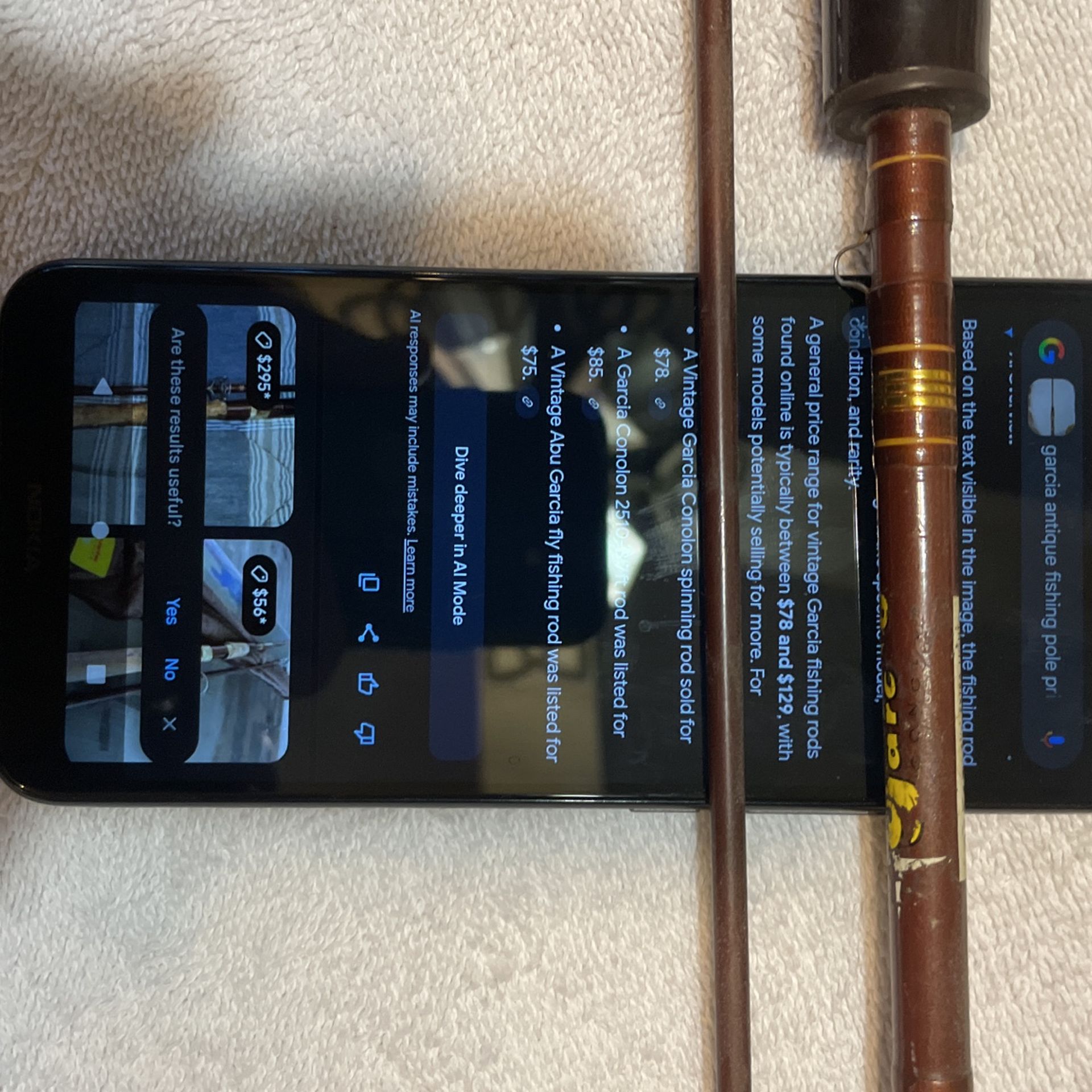Garcia Antique Fishing Pole Don’t Know Much About It Best Offer
