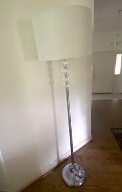 JONATHAN Aubrey 59.5" Crystal/Metal LED Floor Lamp Contemporary,Glam