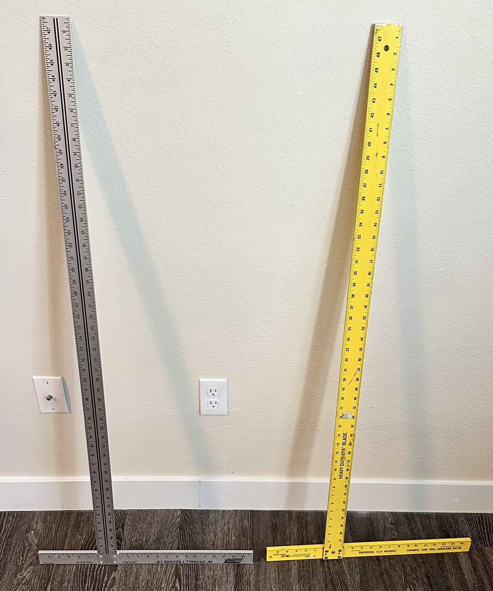 48” Drywall T Squares - Two