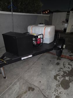 Mobile detailing trailer ready to start working!!
