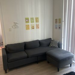 Grey Sectional couch