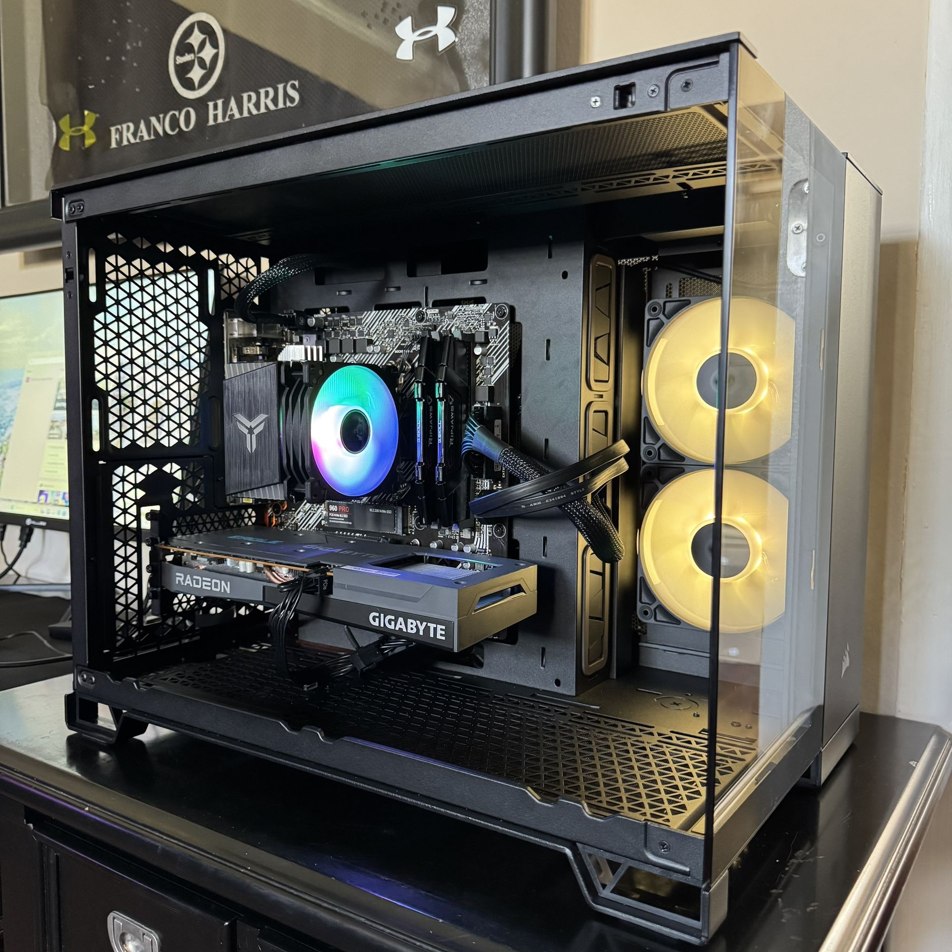 Custom Ryzen 5 Gaming PC – RX 6600, 16GB RAM, 1TB NVMe, WiFi Motherboard