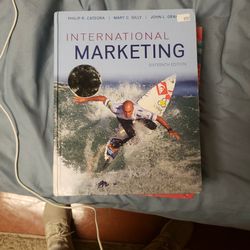 College Textbook ( International Marketing) 