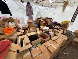 Boxes of Clothes and Accessories