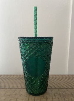 Starbucks Green Jeweled Cup