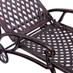 NEW Aluminum Patio Outdoor Chaise Lounge Chair Only