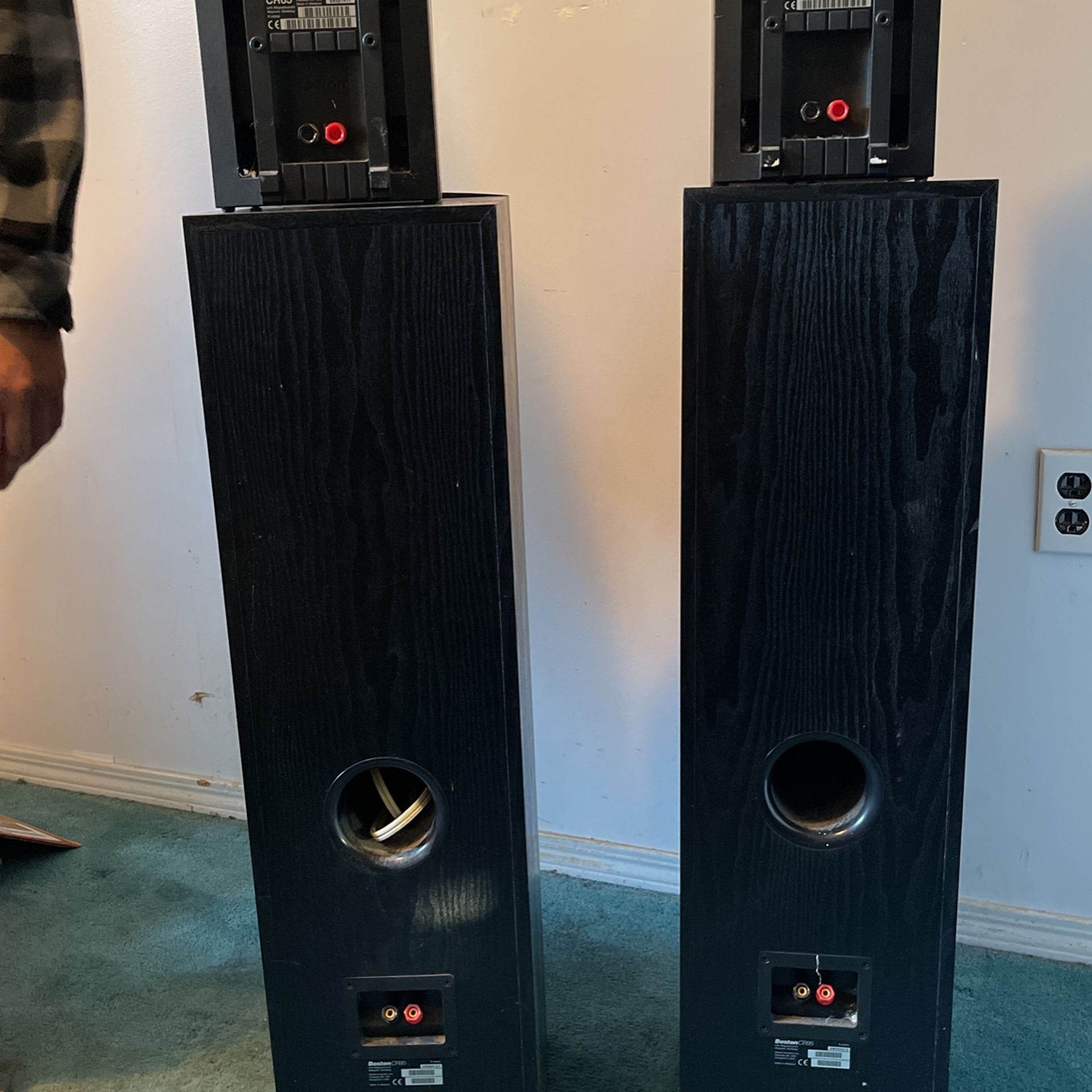 Boston Cr65 Cr95 Speaker Set Combo Electronics Surround Tower Sound