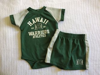 0-3 Months Baby Onesie with Matching Shorts