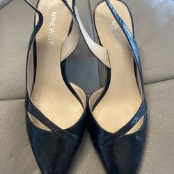 Nine West Black Heel Size 6
