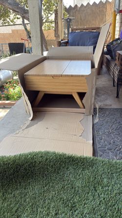 Bamboo coffee table
