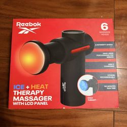 Reebok ICE + HEAT THERAPY MASSAGER with LCD panel