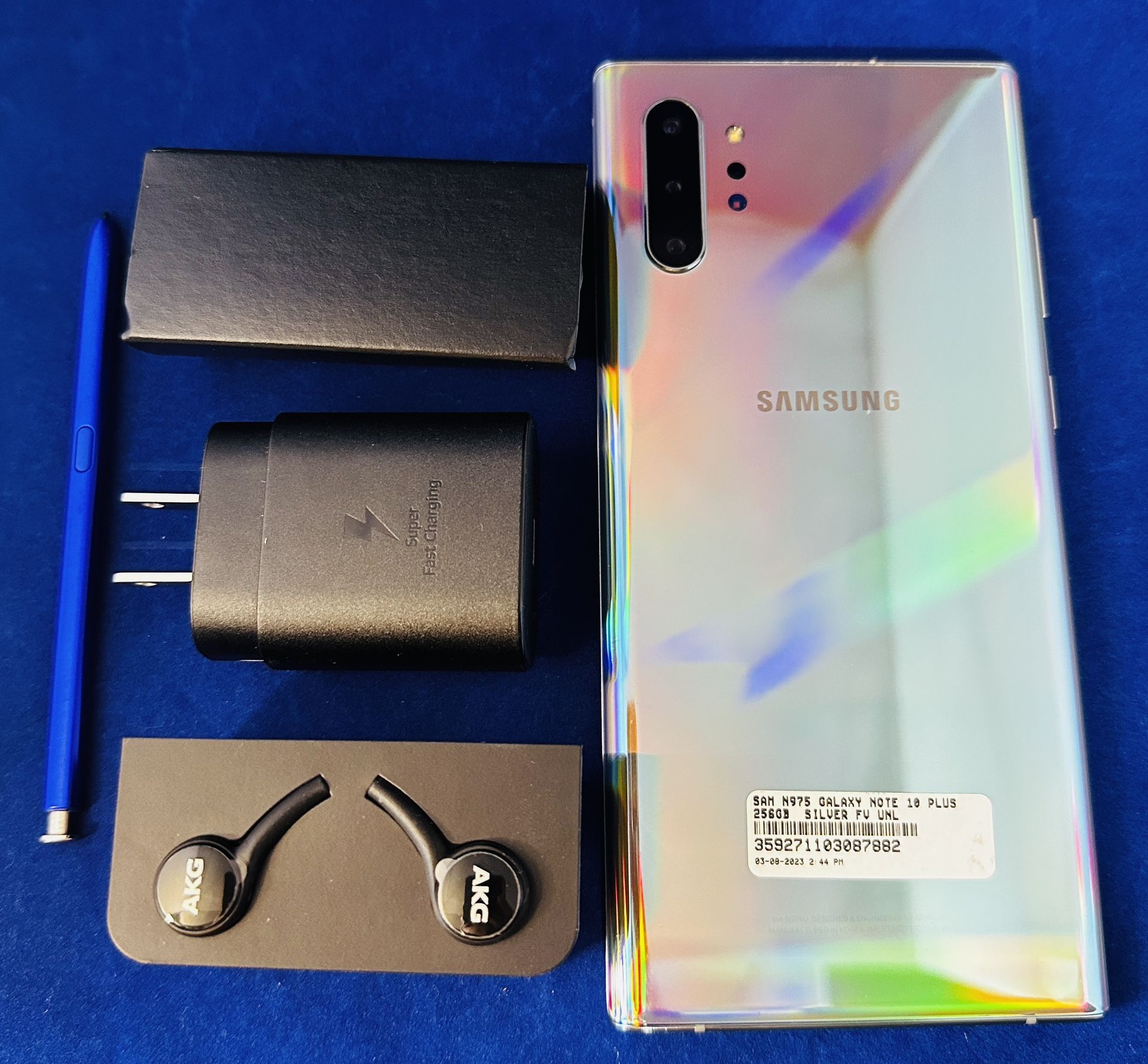 Samsung Galaxy Note 10 Plus, 256Gb, Excellent Condition, Unlocked