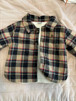 Baby Flannel Jacket 6/12 Months 