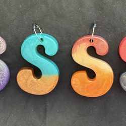 T - Z Keychain Letters 