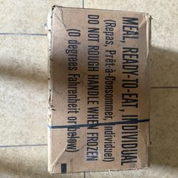 Meals Ready to Eat (MRE) 