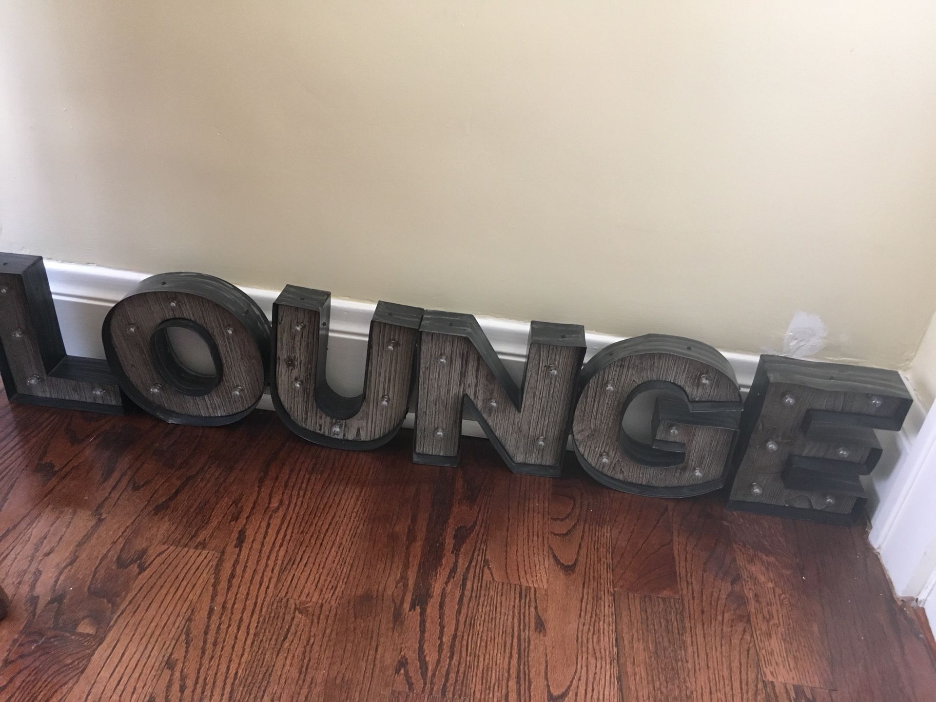 Marquee Alphabet Letters LOUNGE or NOEL