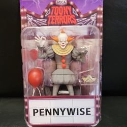 NECA Toony Terrors IT Movie 2017 Pennywise Clown 6” Red Balloon Action Figure