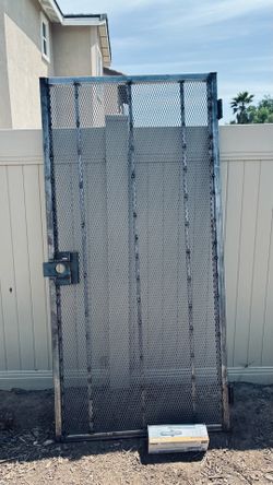 Solid welded door or gate door