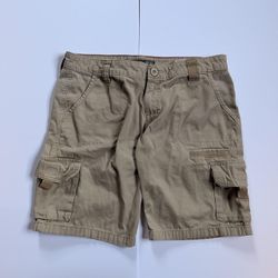 Y2k Dickies tan cargo shorts 34W
