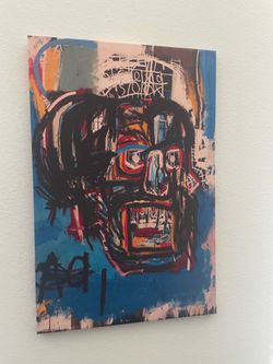 Basquiat Inspired Canvas Wall Art