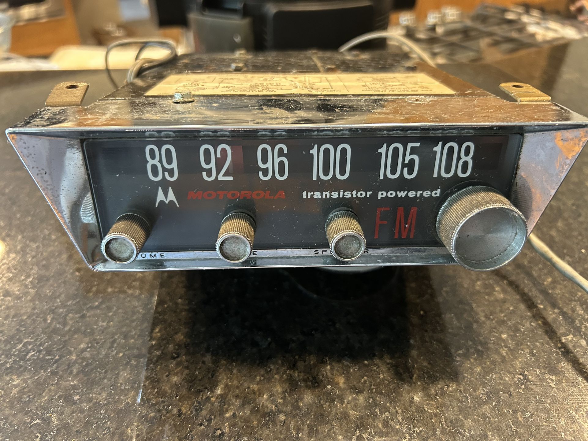 Vintage Motorola Car Radio