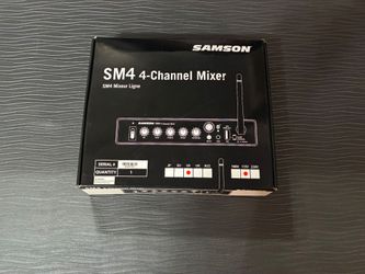 Samson 4 channel mixer