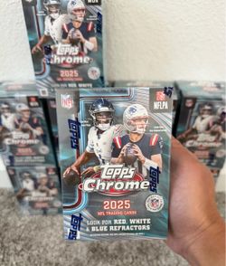 2025 Topps Chrome Football NFL Value Box NEW/SEALED $55/per