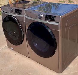Samsung Front-Load Washer and electric Dryer Set
