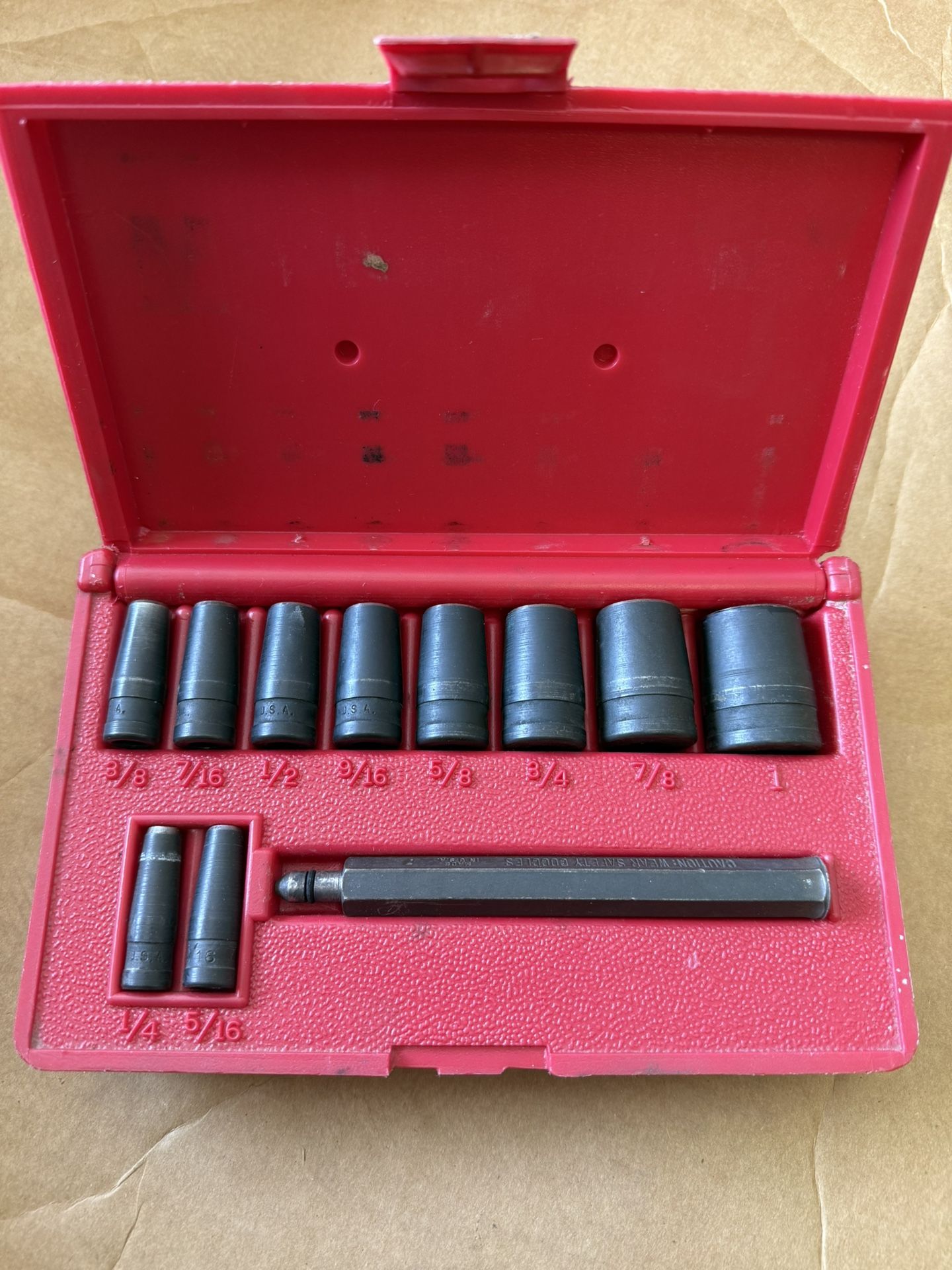 Snap On 11 pc Gasket Punch Set (Blue-Point)